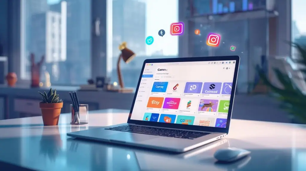 Canva AI se online paisa kaise kamaye